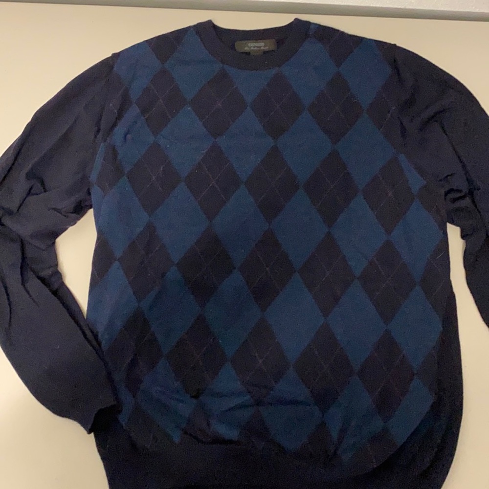 Express Argyle Sweater